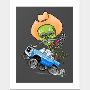 mex skeleton Posters and Art